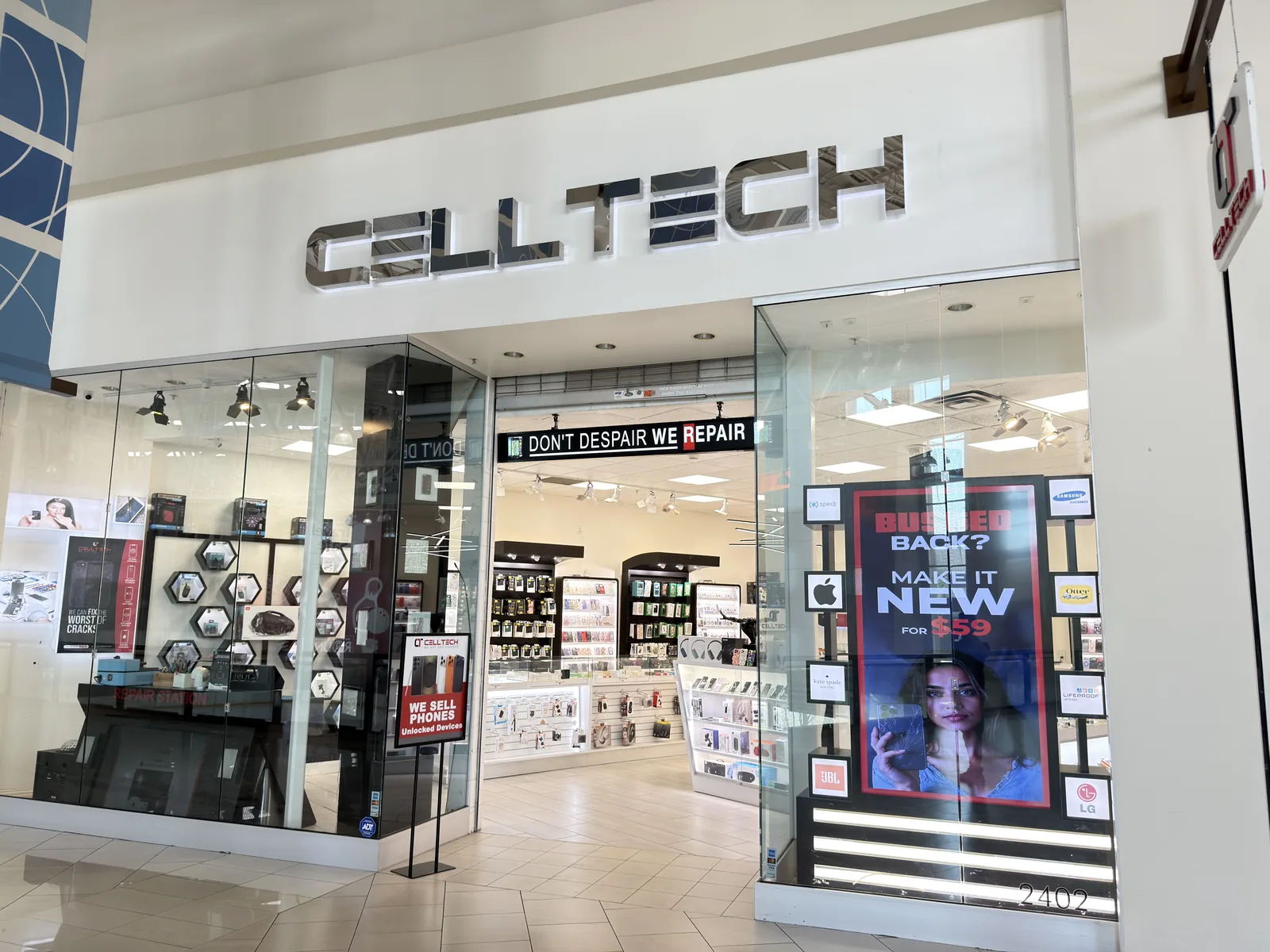 The CELLTECH store at The Parks Mall, Arlington